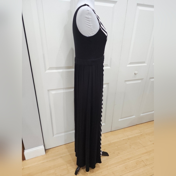 Apt. 9 Black and White Striped Maxi Dress - Picture 4 of 9
